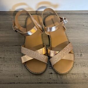 Tucker and Tate Metallic Strappy Sandals